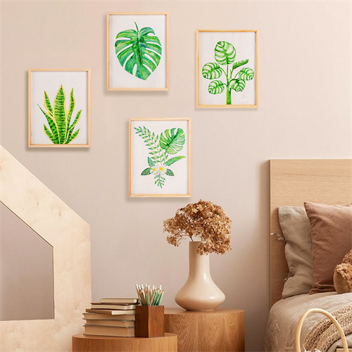 Wood Frame Boho Art for Your Home Decor - Bohemian Wall Art
